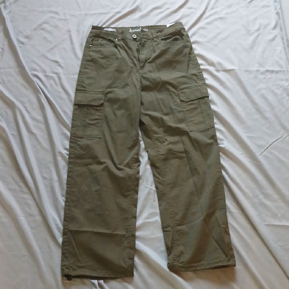 Unisex Khaki Cargo Pants - Picture 1 of 3
